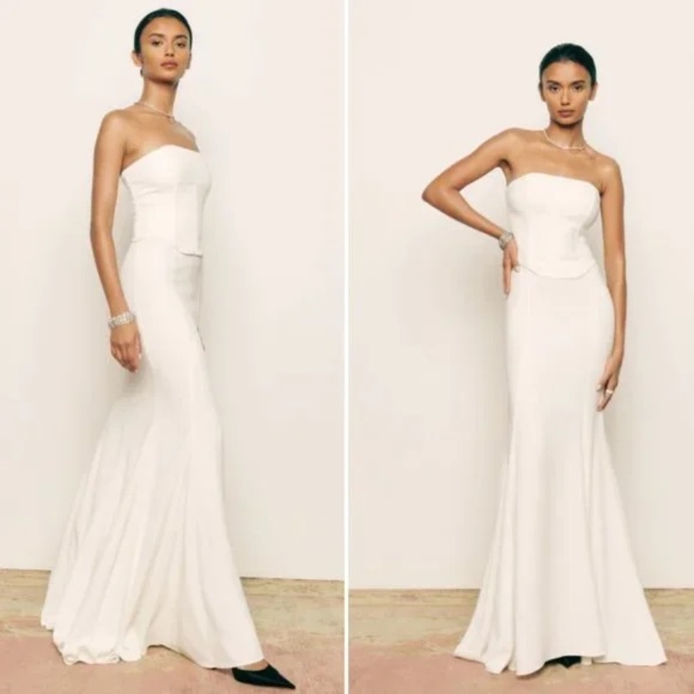 Reformation Haisley Two-Piece Bridal Set